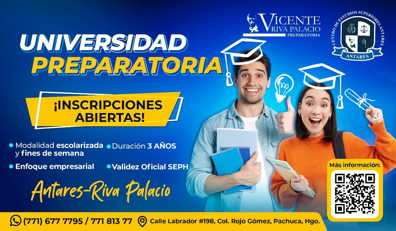 Preparatoria Vicente Riva Palacio - Incripciones Abiertas